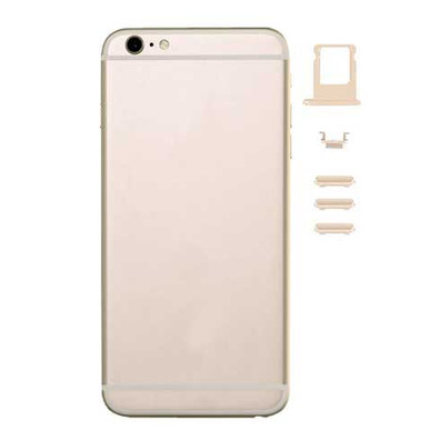 Carcasa Trasera iPhone 6S Oro + Botones Laterales + Bandeja SIM