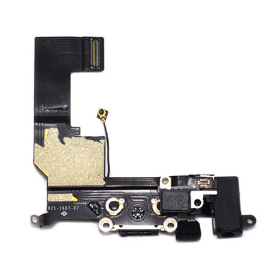 Repuesto Dock Connector para iPhone 5S Negro