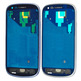 Marco frontal Samsung Galaxy S3 Mini Azul